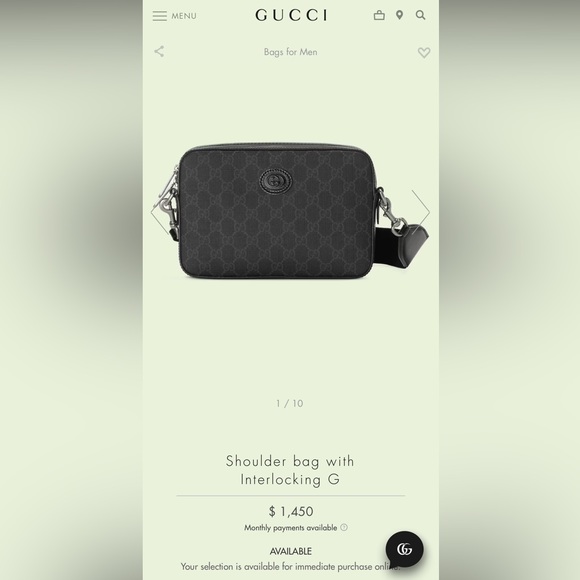 Gucci Shoulder bag with
Interlocking G . - Picture 9 of 10